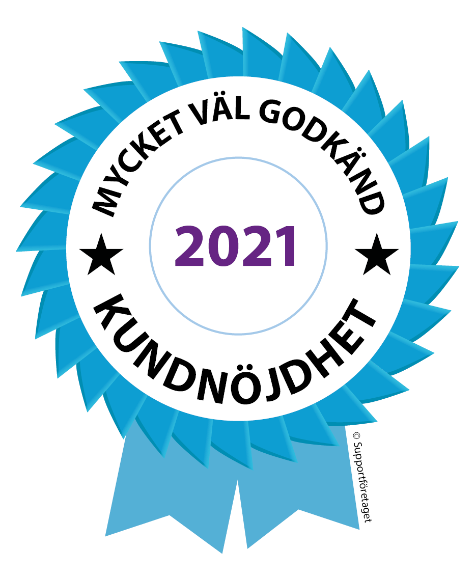 Mycket väl godkänd blev betyget på kundundersökningen 2021